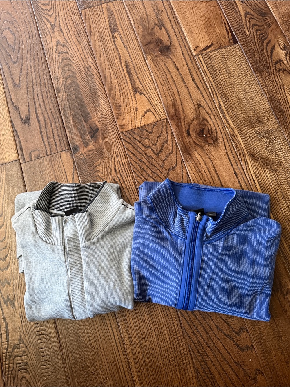 HUGO BOSS -Long Sleeve Shirt Men’s - Blue and Gray Bundle Of 2 Size XXL